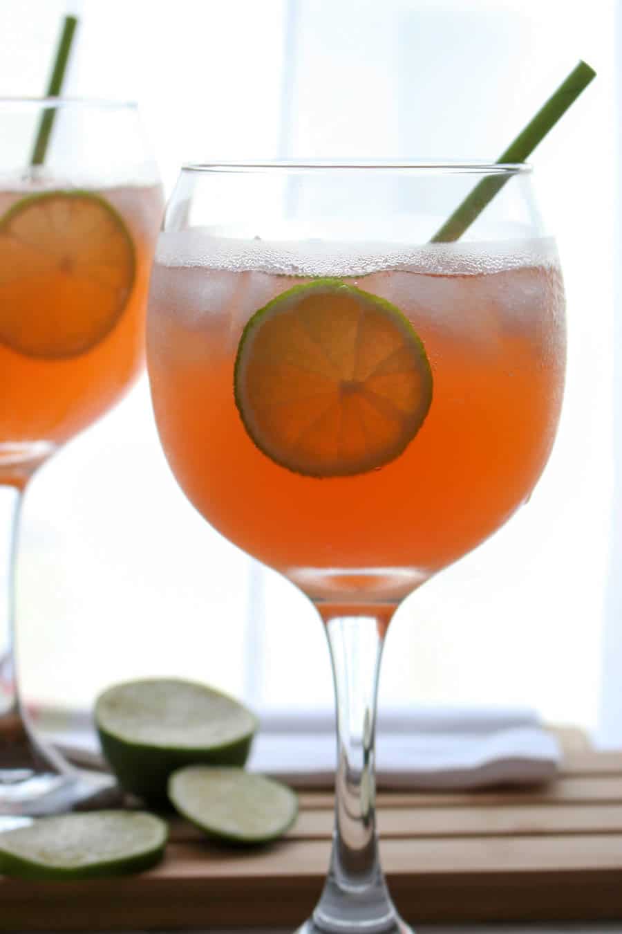  two Paloma Aperol Spritz Cocktails