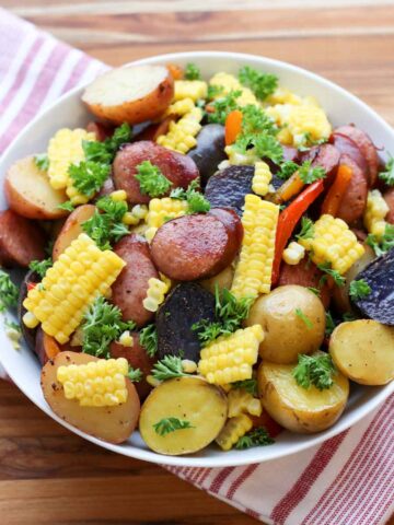 Sheet Pan Veggie and Kielbasa