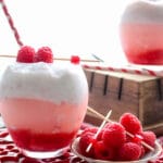 Prosecco Raspberry Floats