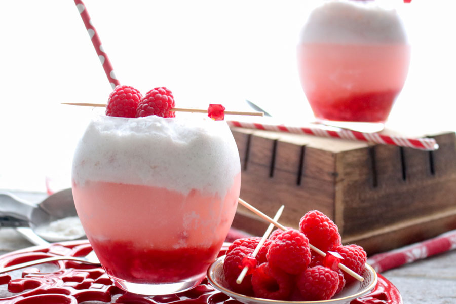 Raspberry Prosecco Ice Cream Float Krazy Kitchen Mom