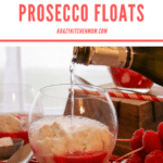 Raspberry Prosecco Ice Cream Float