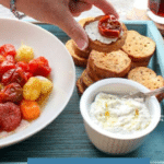 Roasted Tomato Ricotta Crostinis