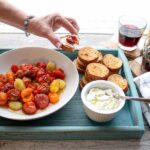 Roasted Tomato Ricotta Crostinis