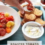 Roasted Tomato Ricotta Crostinis