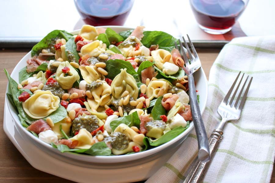 Tortellini Spinach Pasta Salad