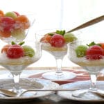 Four Yogurt Melon Breakfast Parfait