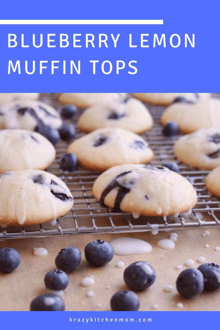 If you love the muffin top more than the entire muffin, you're going to love my Blueberry Lemon Muffin Tops! This recipe is so easy, I might not ever make full muffins again.  via @krazykitchenmom