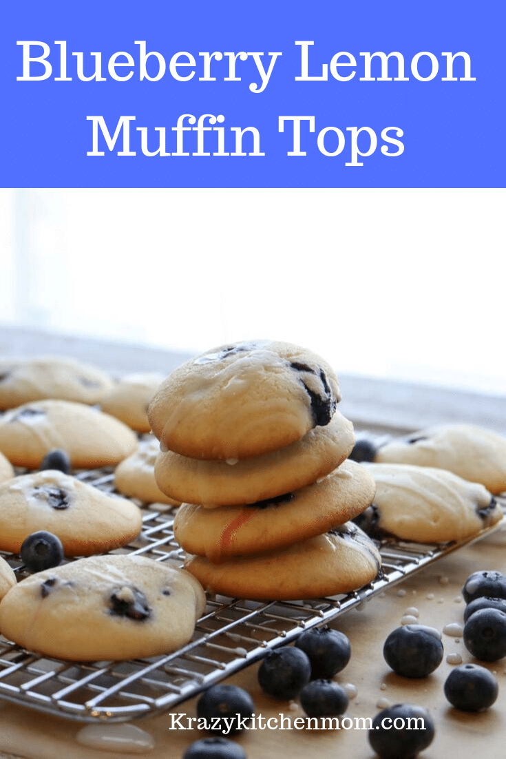 If you love the muffin top more than the entire muffin, you're going to love my Blueberry Lemon Muffin Tops! This recipe is so easy, I might not ever make full muffins again.  via @krazykitchenmom