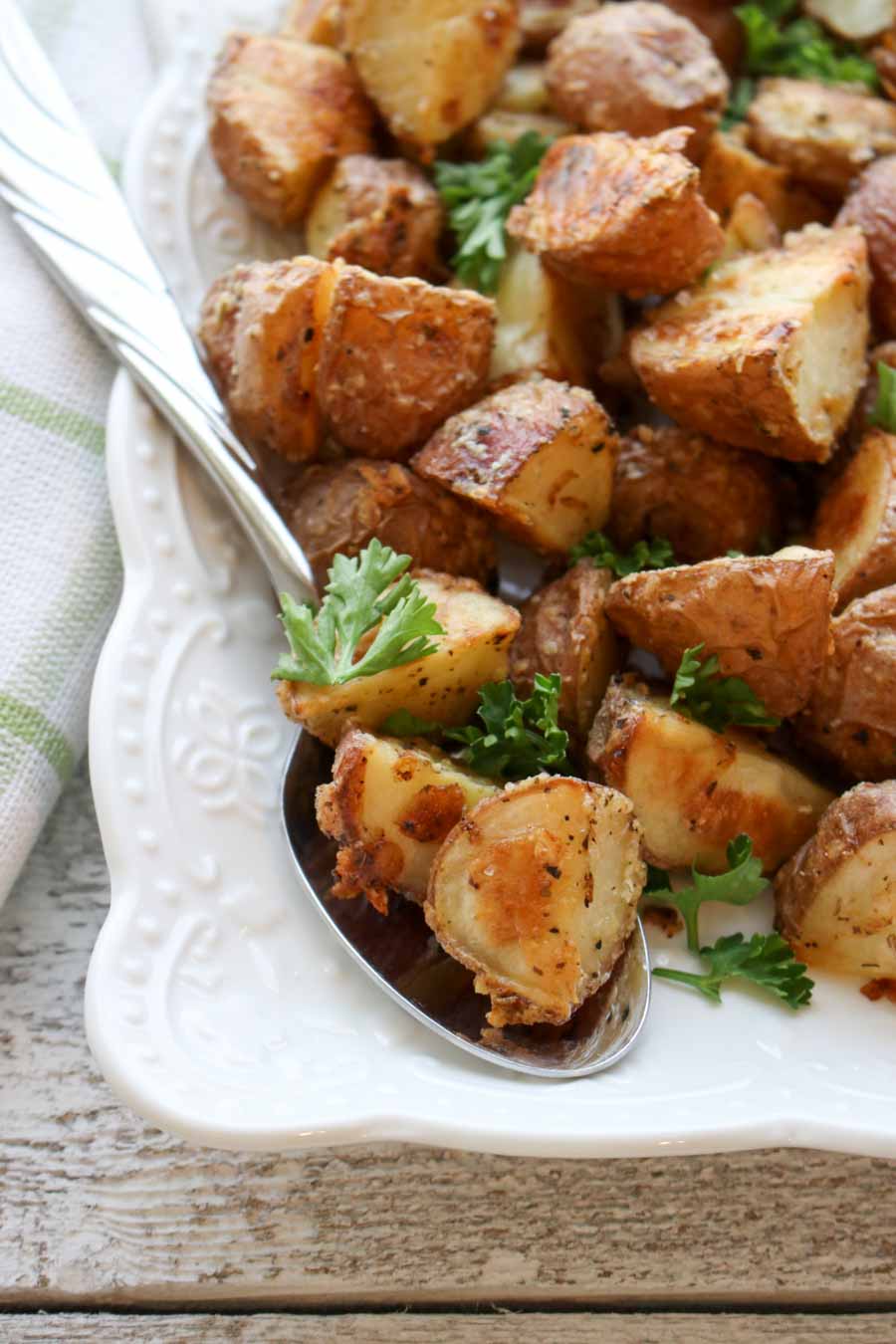 Crispy Roasted Herb Potatoes