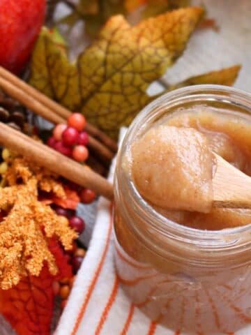 Apple Butter on a spoon