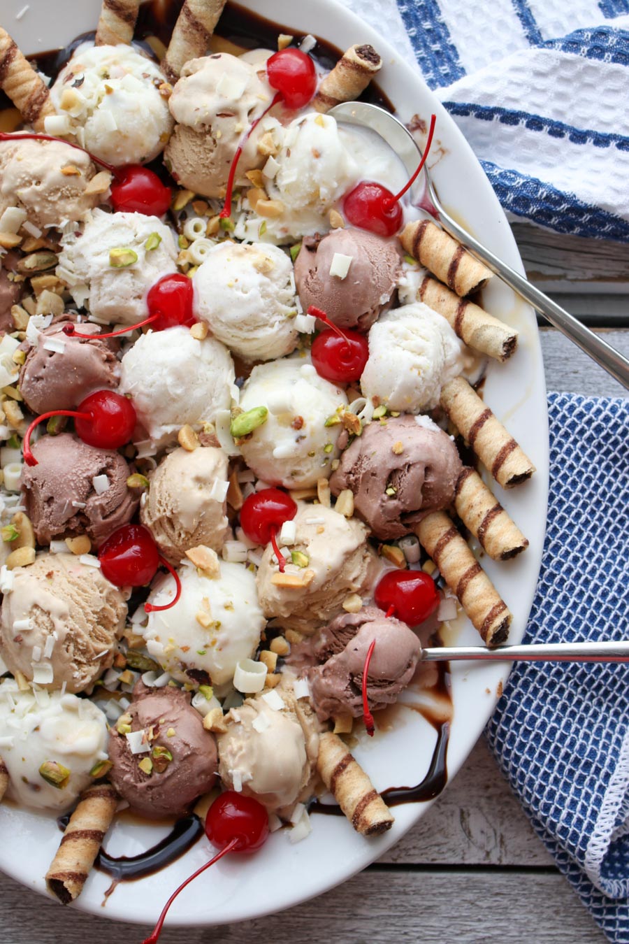 Ice Cream Party Platter partial dish shot