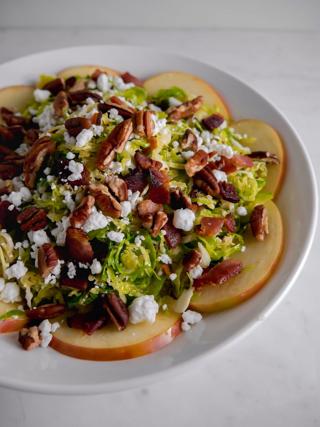 SHAVED BRUSSELS SPROUT SALAD