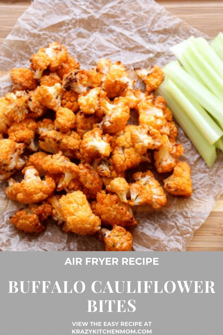 This healthy bite-sized snack is cooked in the air fryer and delivers on big flavor without the heaviness of frying in oil. via @krazykitchenmom