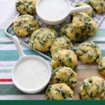 Cornbread Spinach Cheese Bites