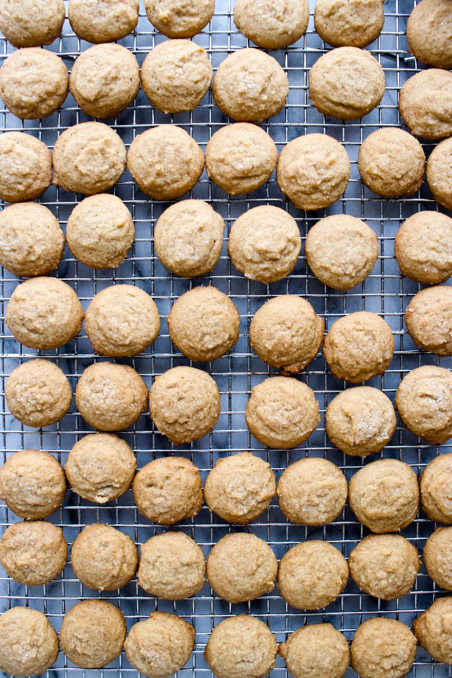 rack of gingerbread cookies