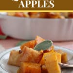 Roasted Butternut squash with apples