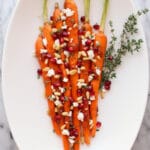 Platter of Apricot Honey Glazed Carrots