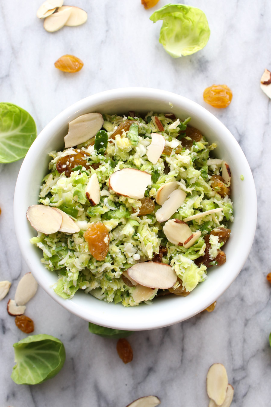 Close up of 1 bowl of Brussels Sprouts