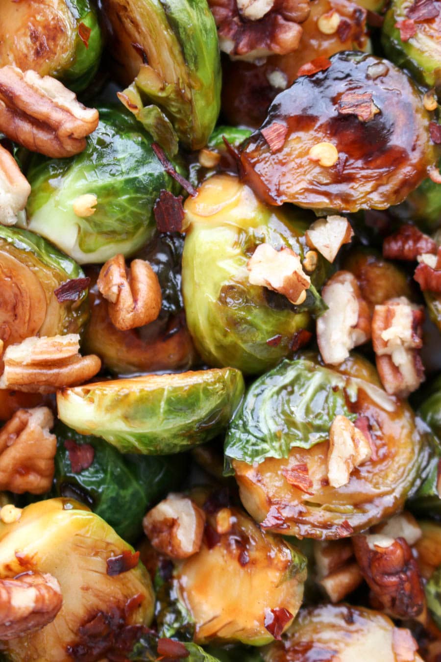 close up shot of brussels sprouts