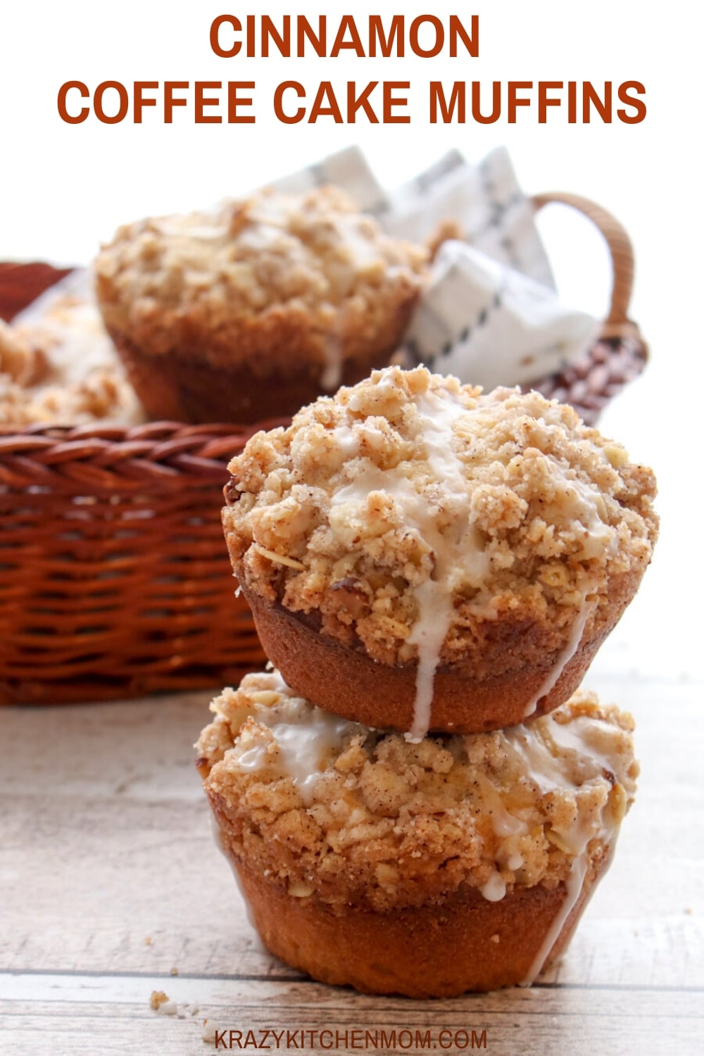 What's better than starting your day with a hot cup of coffee and a plate of warm Cinnamon Coffee Cake Muffins with a Cinnamon Streusel Topping?  via @krazykitchenmom