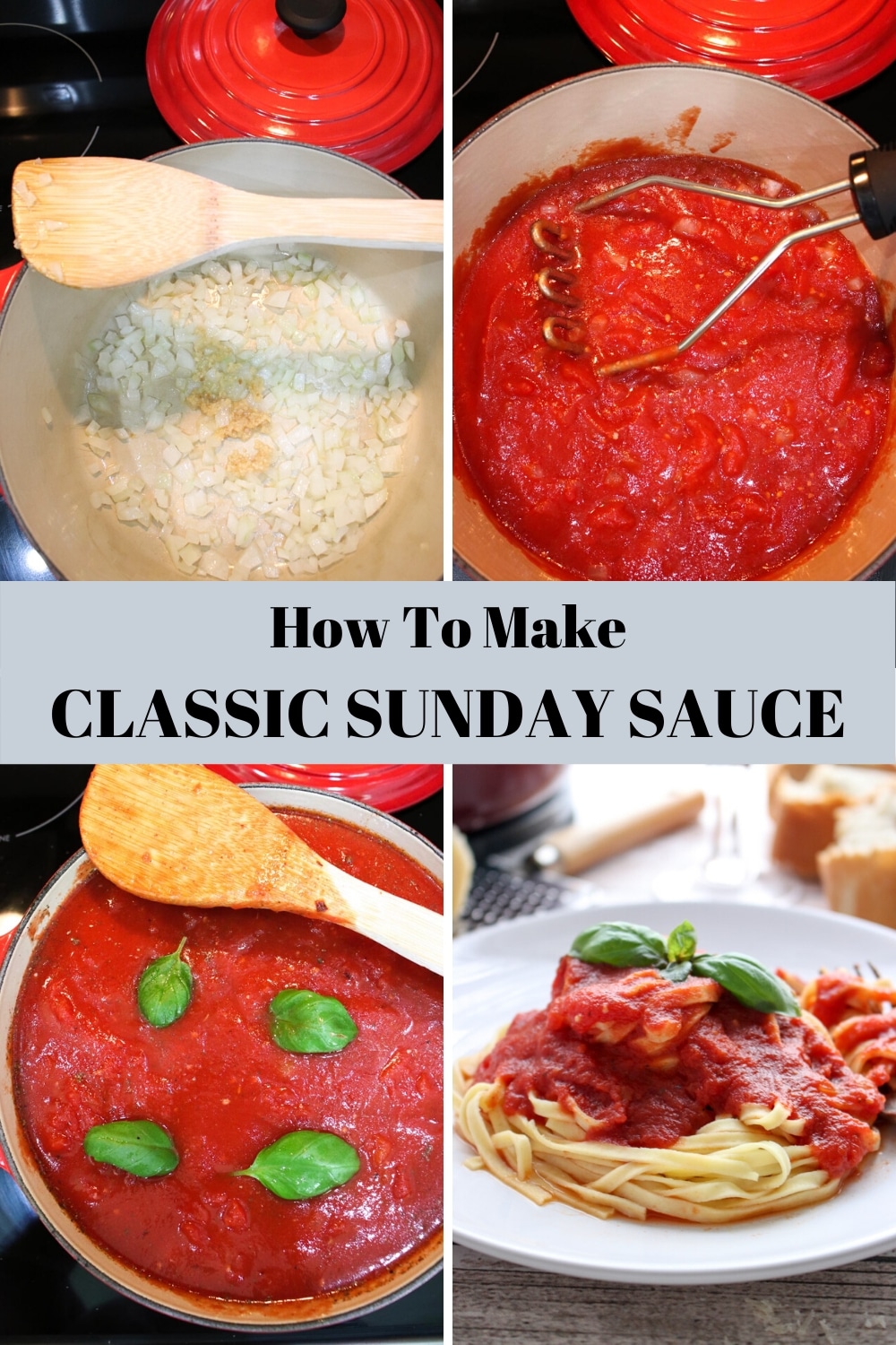 The secret to a perfect Sunday Sauce is to cook it low and slow for several hours. No rush and little fuss. It's worth every minute. via @krazykitchenmom