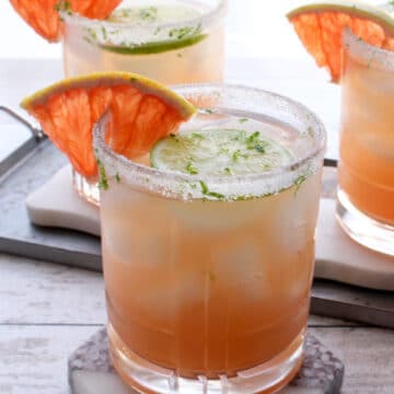 Pink Grapefruit Margaritas