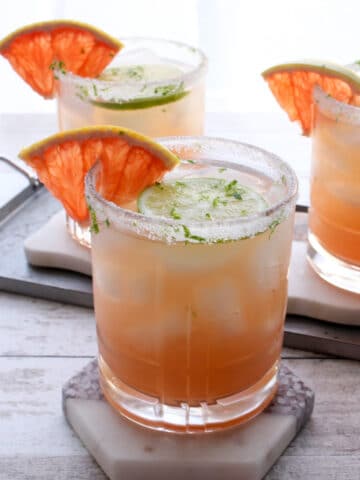 Pink Grapefruit Margaritas