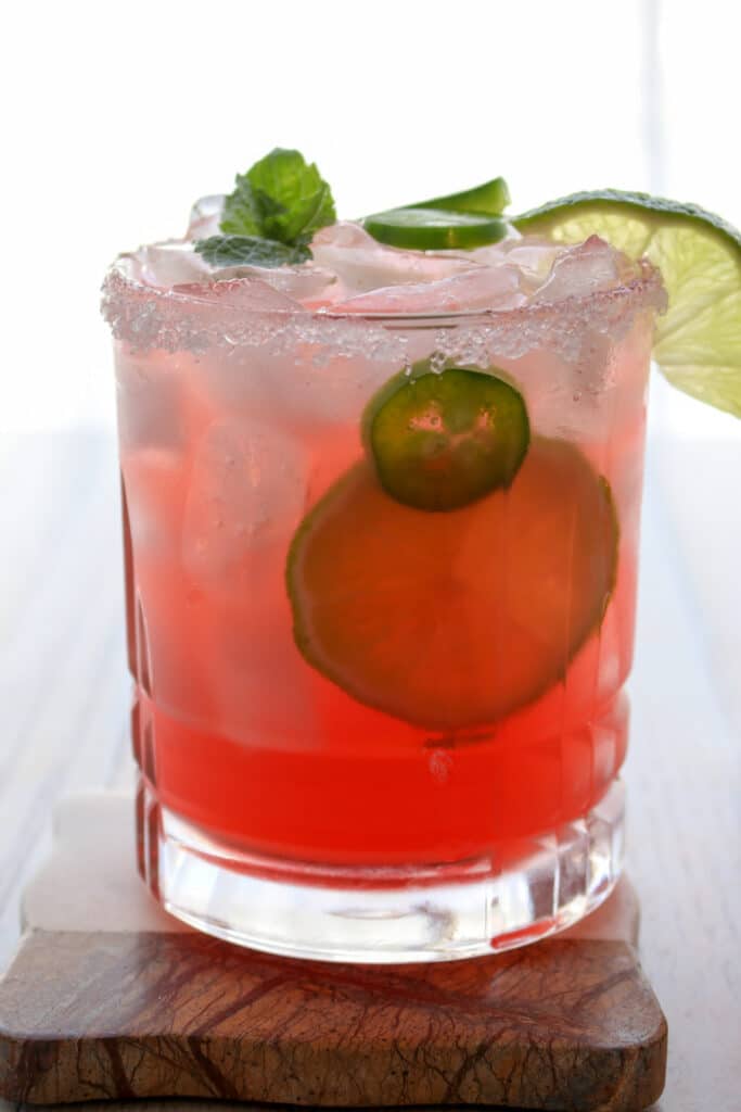 Spicy Salty Dog Cocktail and Mocktail Recipe Krazy Kitchen Mom