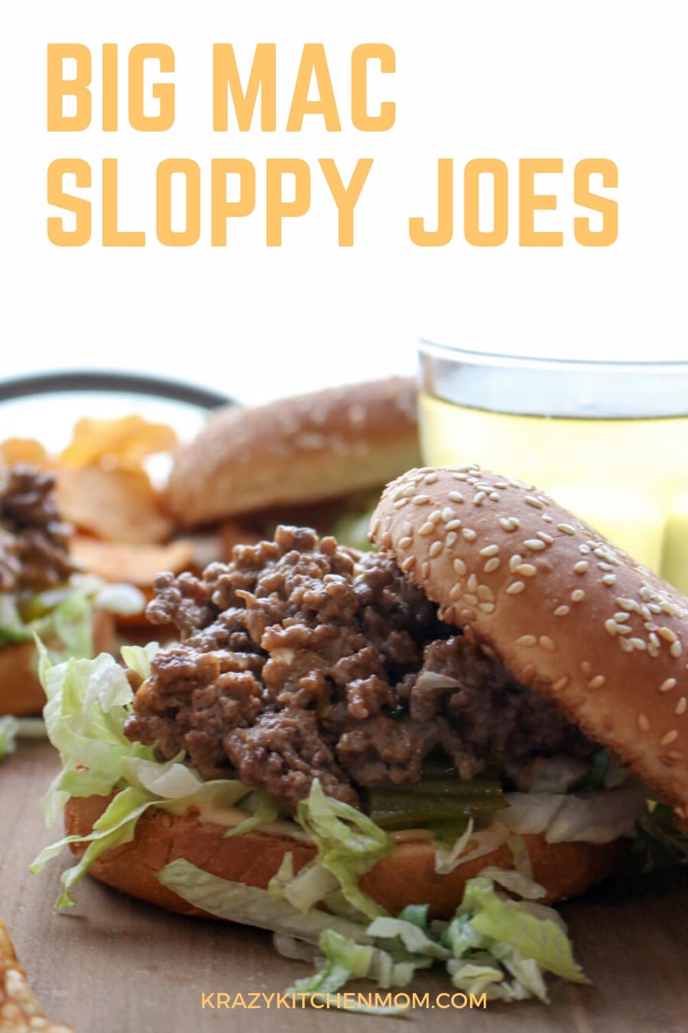 Roll up your sleeves because you are going to want to dig into these Big Mac Sloppy Joes with both hands. The recipe comes together in under 15 minutes and it tastes EXACTLY like a Big Mac! via @krazykitchenmom