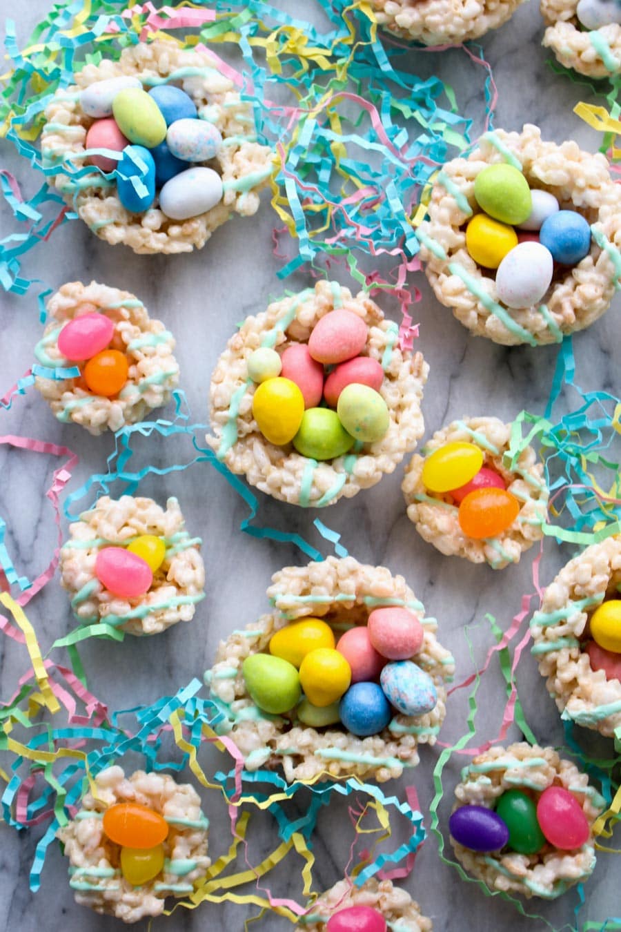 Easter Rice Krispy Nests