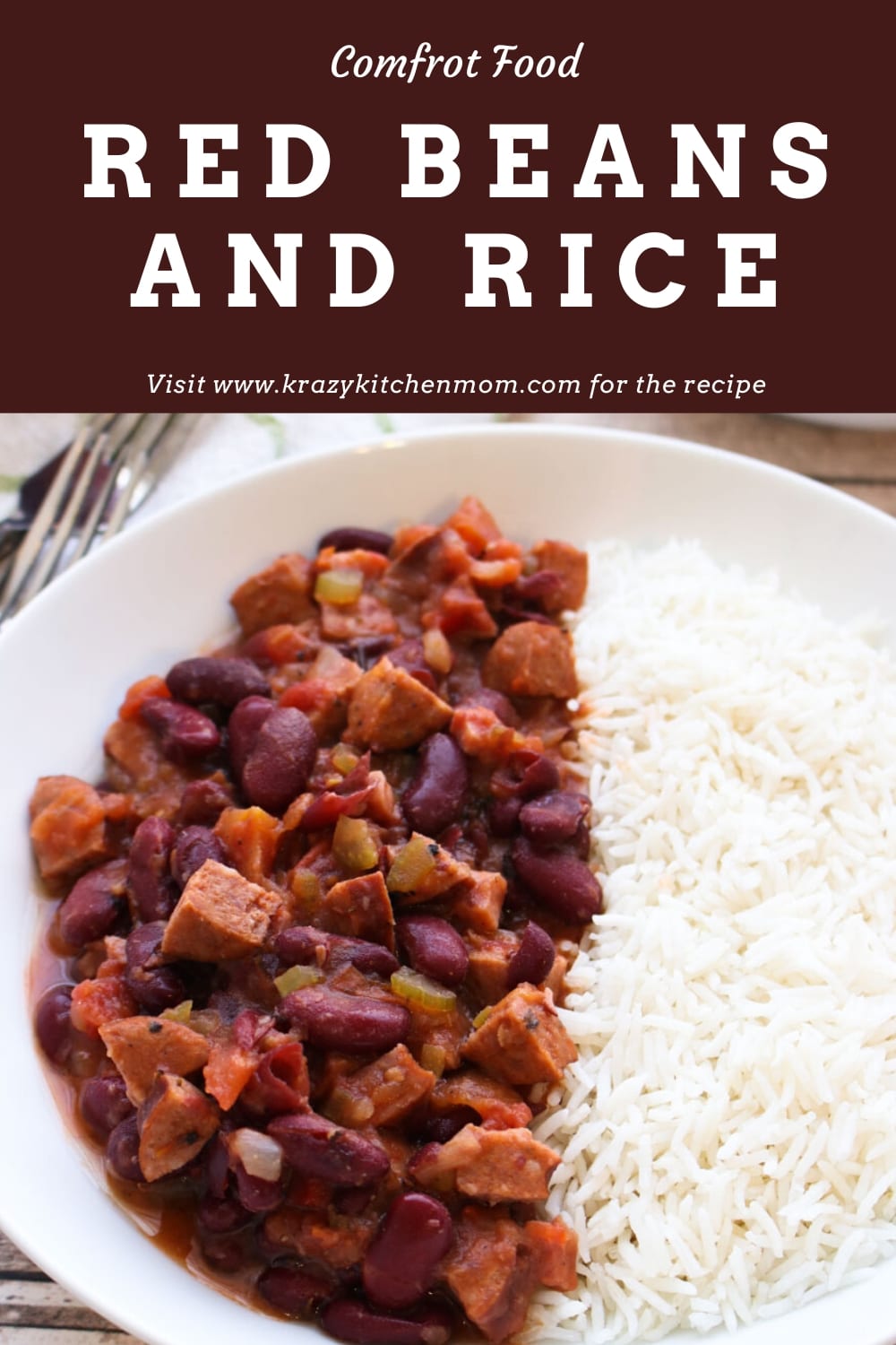 Cajun Red Beans and Rice Pantry Recipe Krazy Kitchen Mom