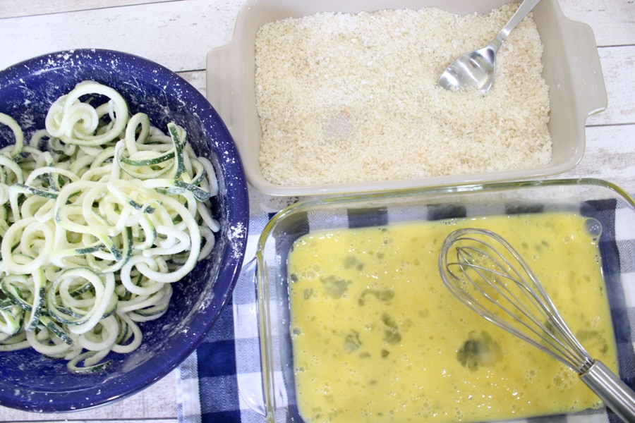 Zucchini fries ingredients