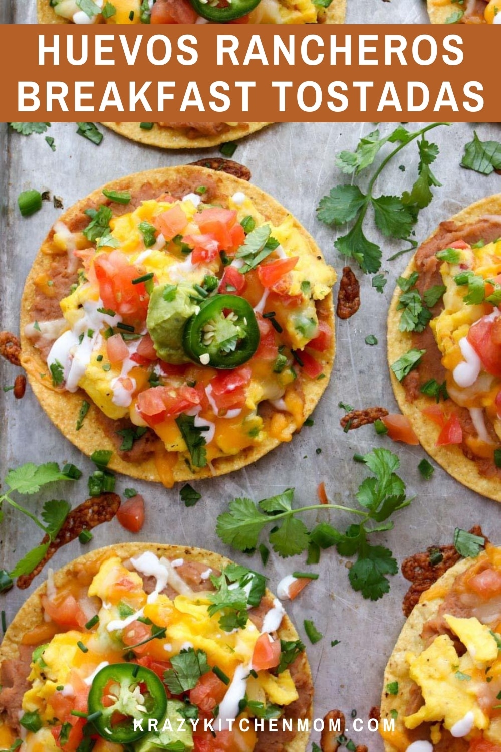 Looking for a way to mix it up for breakfast, brunch, and even dinner? Tostadas are a great way to add a ton of flavor and variety to your weekly menu. Serve these with a side of fresh diced fruit like watermelon or pineapple for a complete meal. via @krazykitchenmom