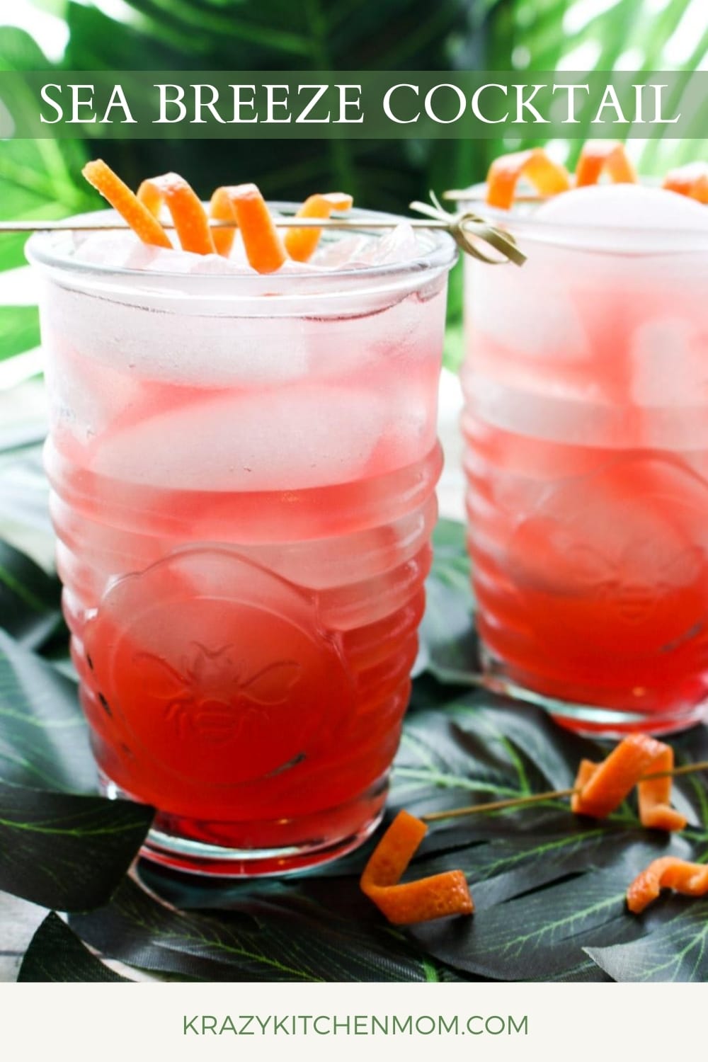 It's summertime...time for sunglasses, flip flops, floppy hats, and lounging in the sun. It's also time for my go-to summer sipping Classic Sea Breeze cocktail.  via @krazykitchenmom