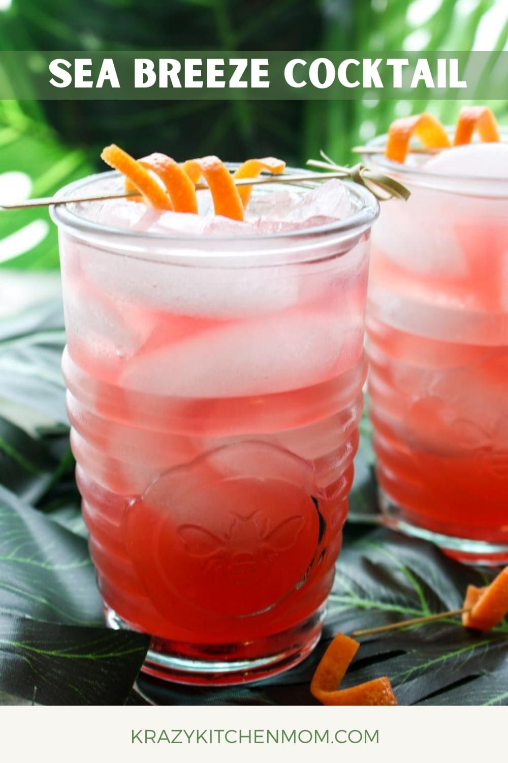 It's summertime...time for sunglasses, flip flops, floppy hats, and lounging in the sun. It's also time for my go-to summer sipping Classic Sea Breeze cocktail.  via @krazykitchenmom