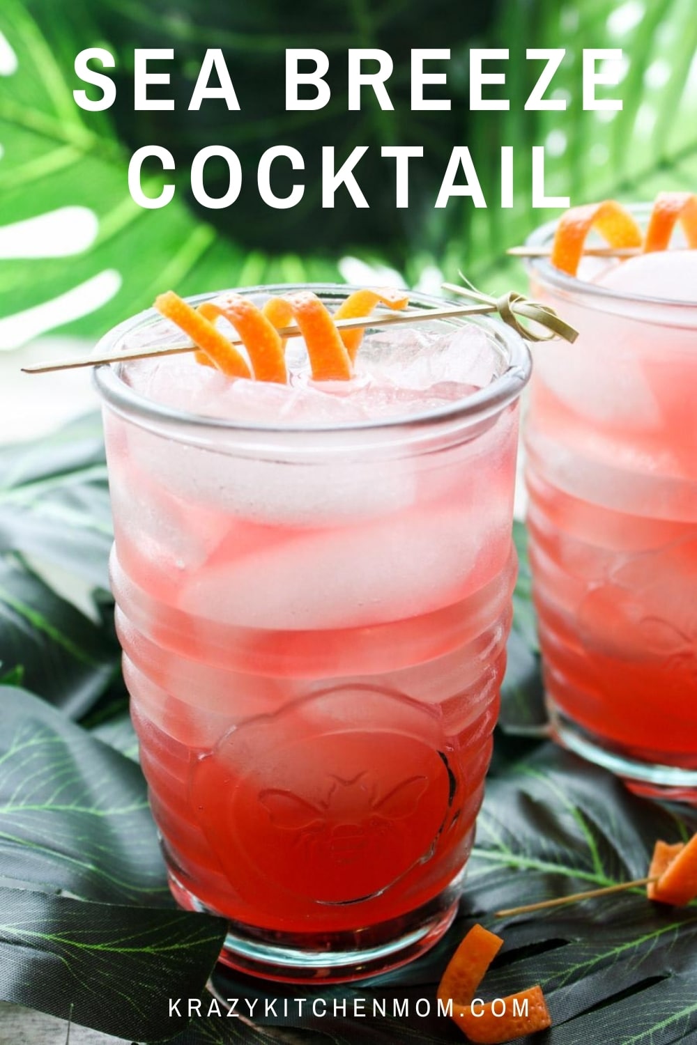 It's summertime...time for sunglasses, flip flops, floppy hats, and lounging in the sun. It's also time for my go-to summer sipping Classic Sea Breeze cocktail.  via @krazykitchenmom