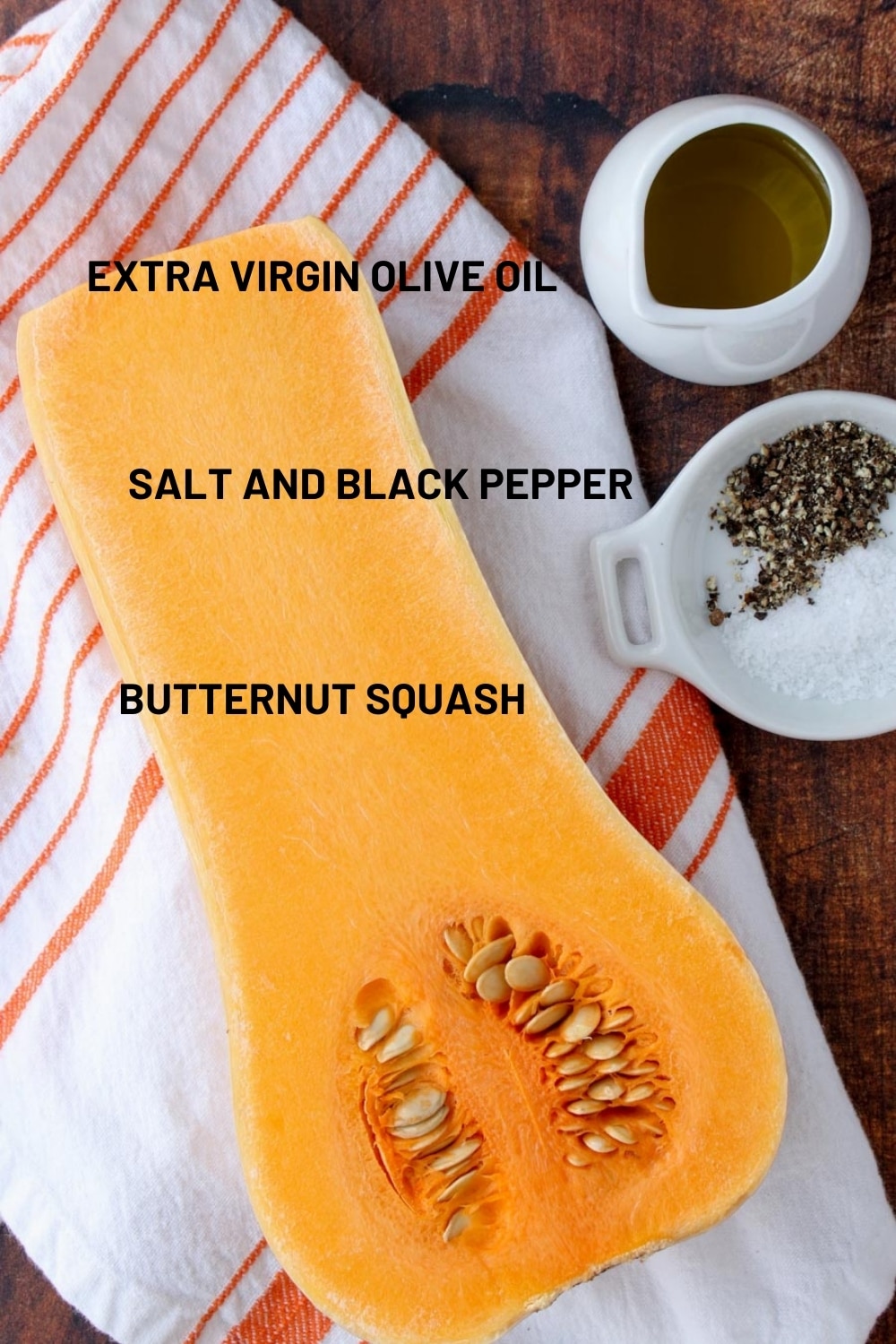 photo of the butternut squash ingredients