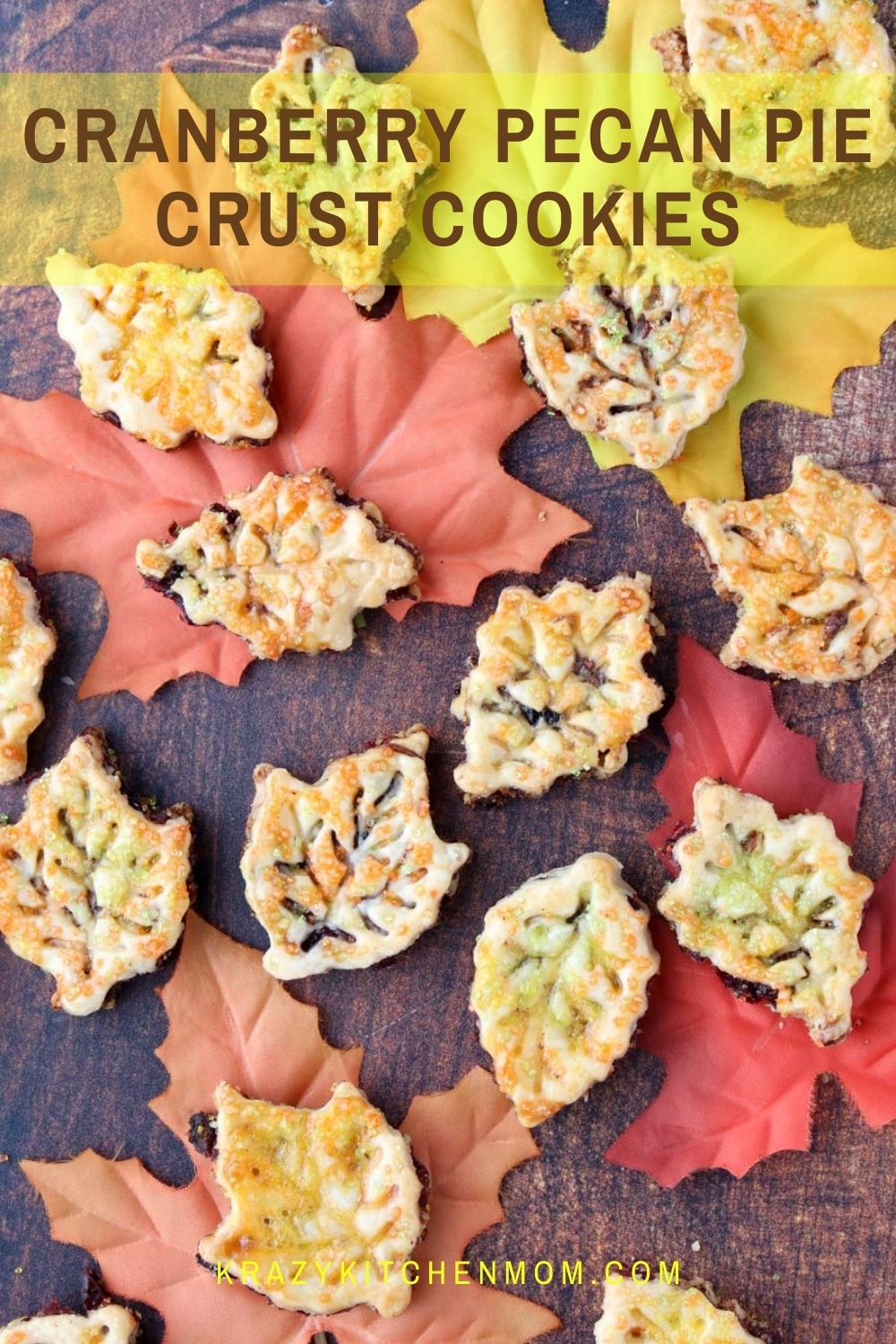 Did you know you can make cookies out of pie crust dough? It's true! These little cookies are fruity, nutty, and sweet between a butter pie crust dough. via @krazykitchenmom