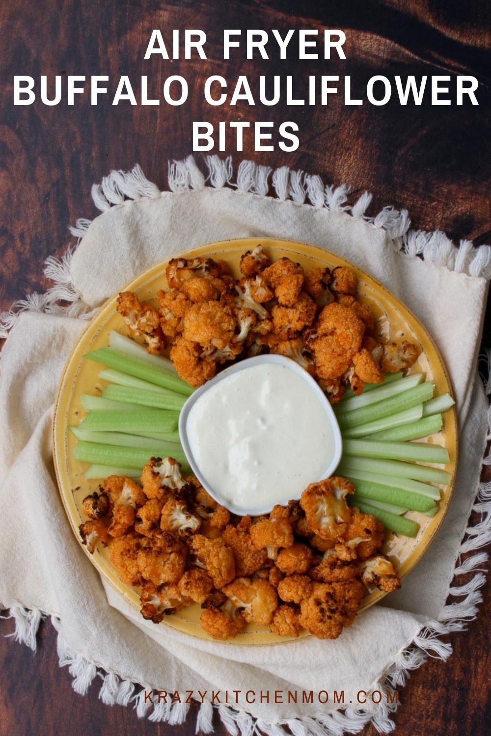 This healthy bite-sized snack is cooked in the air fryer and delivers on big flavor without the heaviness of frying in oil.  via @krazykitchenmom