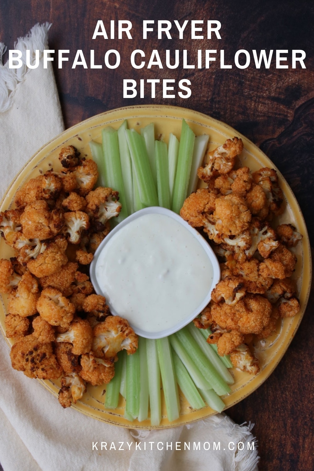 This healthy bite-sized snack is cooked in the air fryer and delivers on big flavor without the heaviness of frying in oil.  via @krazykitchenmom