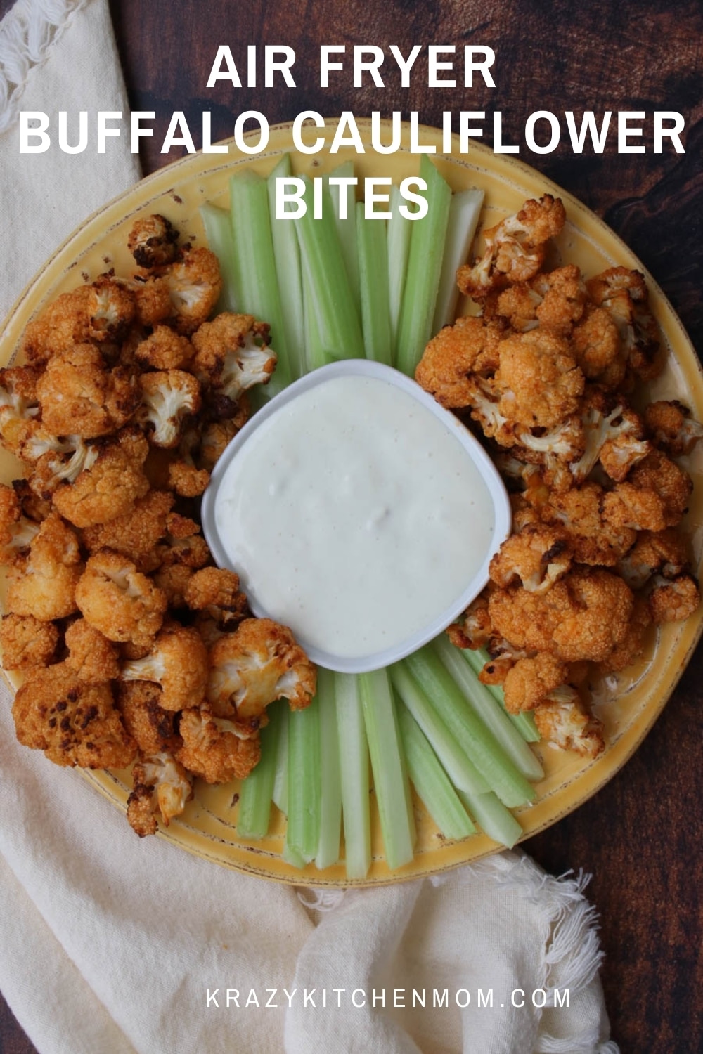 This healthy bite-sized snack is cooked in the air fryer and delivers on big flavor without the heaviness of frying in oil.  via @krazykitchenmom