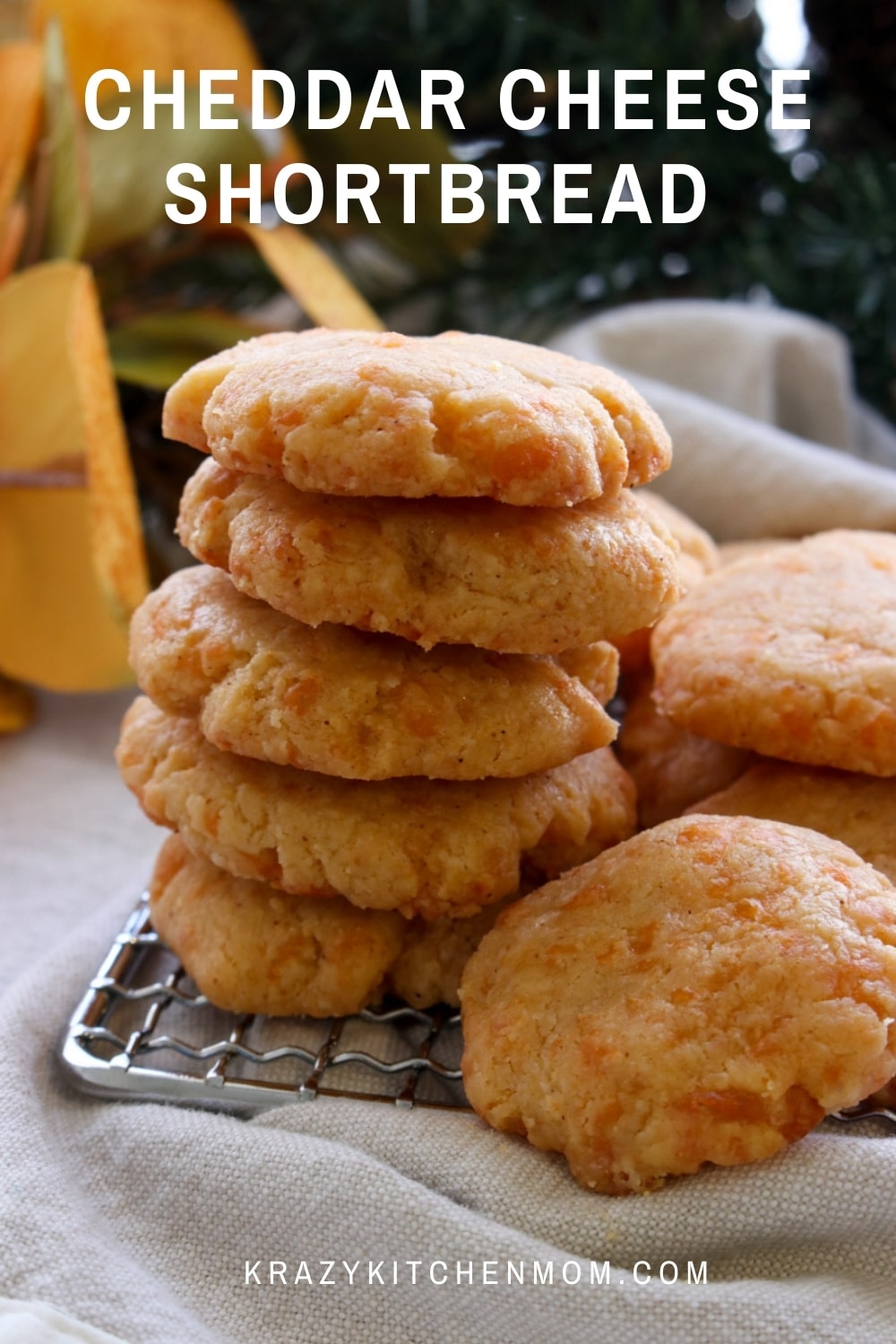 These homemade cheese shortbreads are a great addition to your holiday snacks and appetizers. They are so addictive you'll want to make a double batch.  via @krazykitchenmom