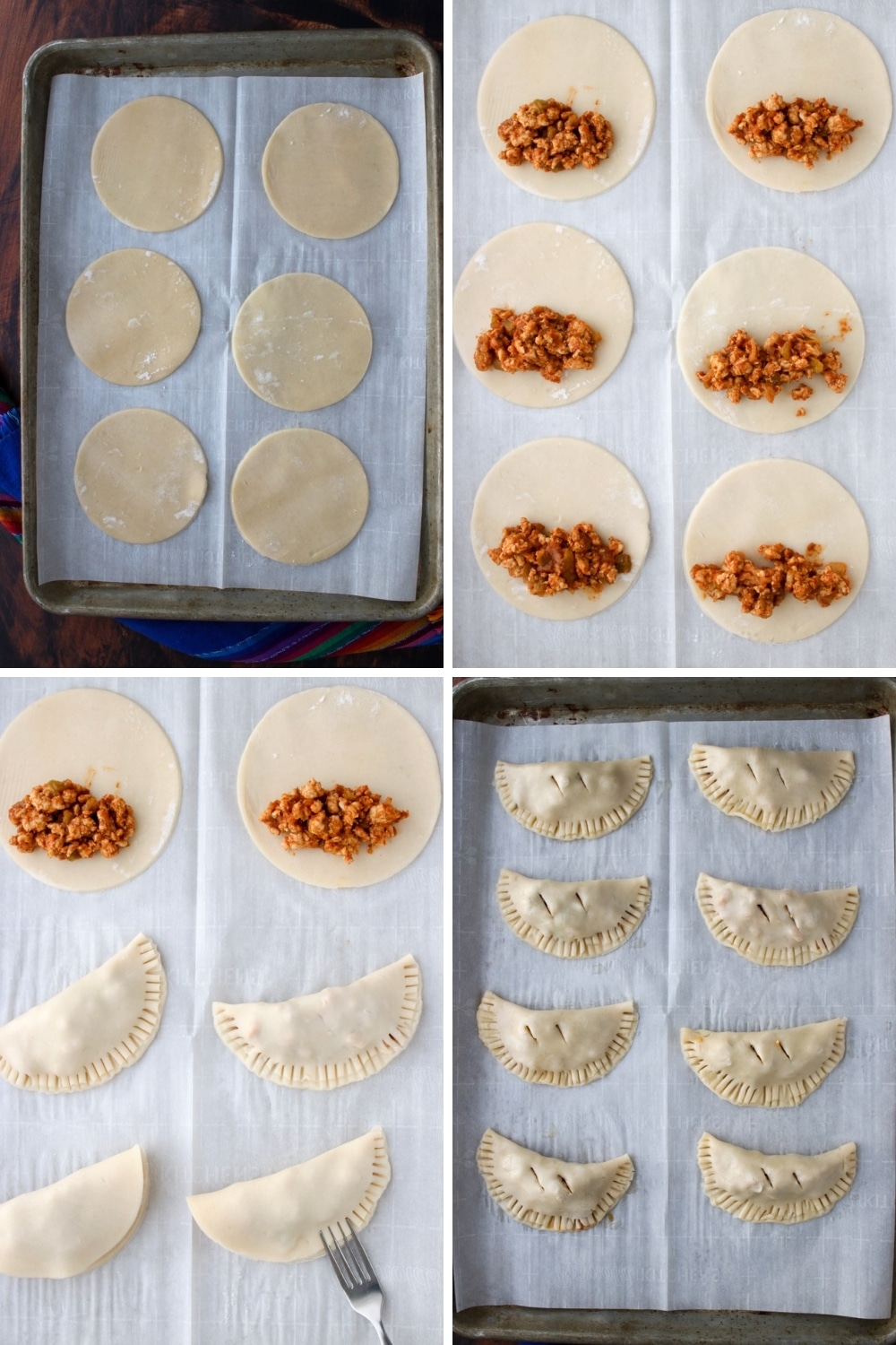 steps to make baked empanadas 