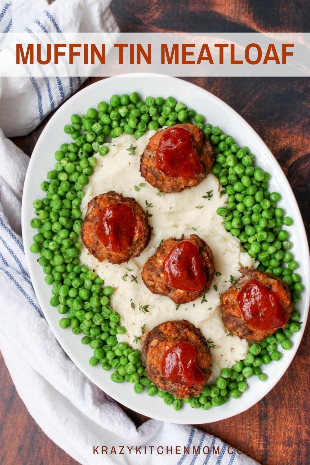 In just 30 minutes, you can prepare and bake these family-friendly muffin tin meatloaves making this an easy recipe for any weeknight dinner. via @krazykitchenmom