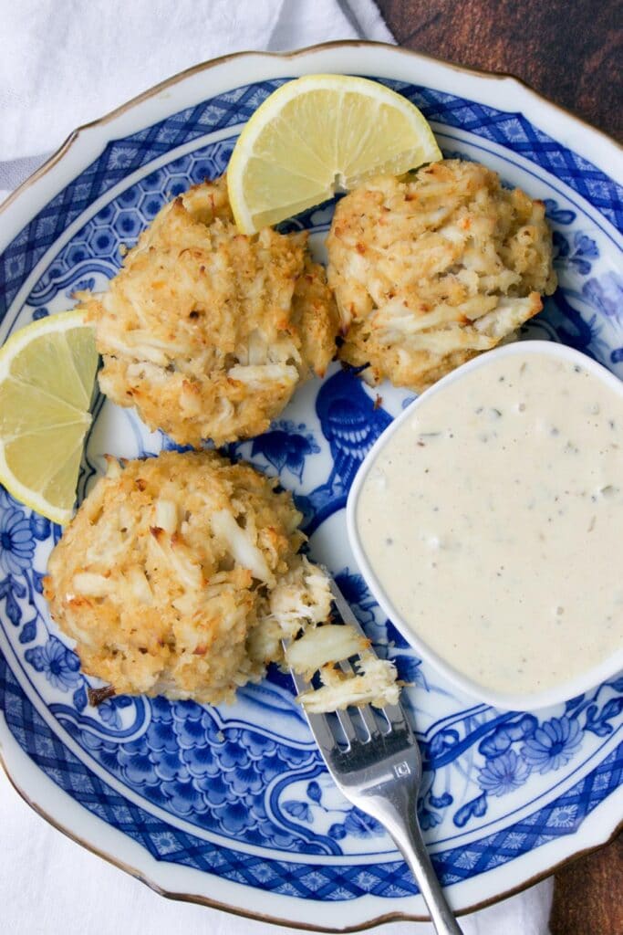 Maryland Style Baked Crab Cakes - Krazy Kitchen Mom