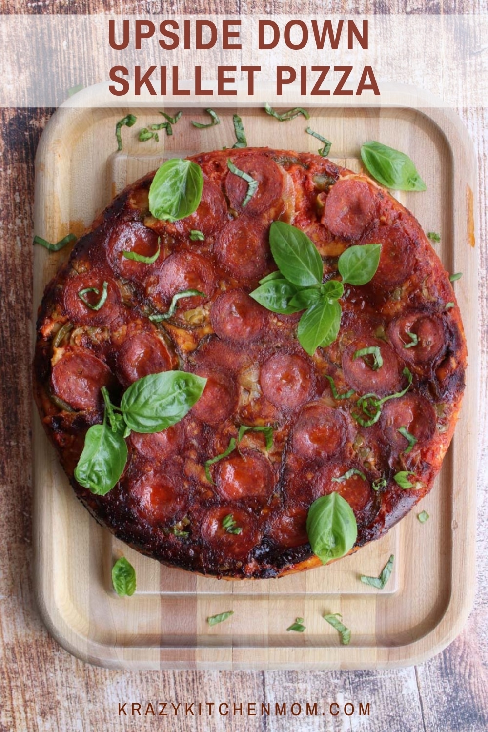 Loaded Deep Dish Pizza with Sausage & Peppers