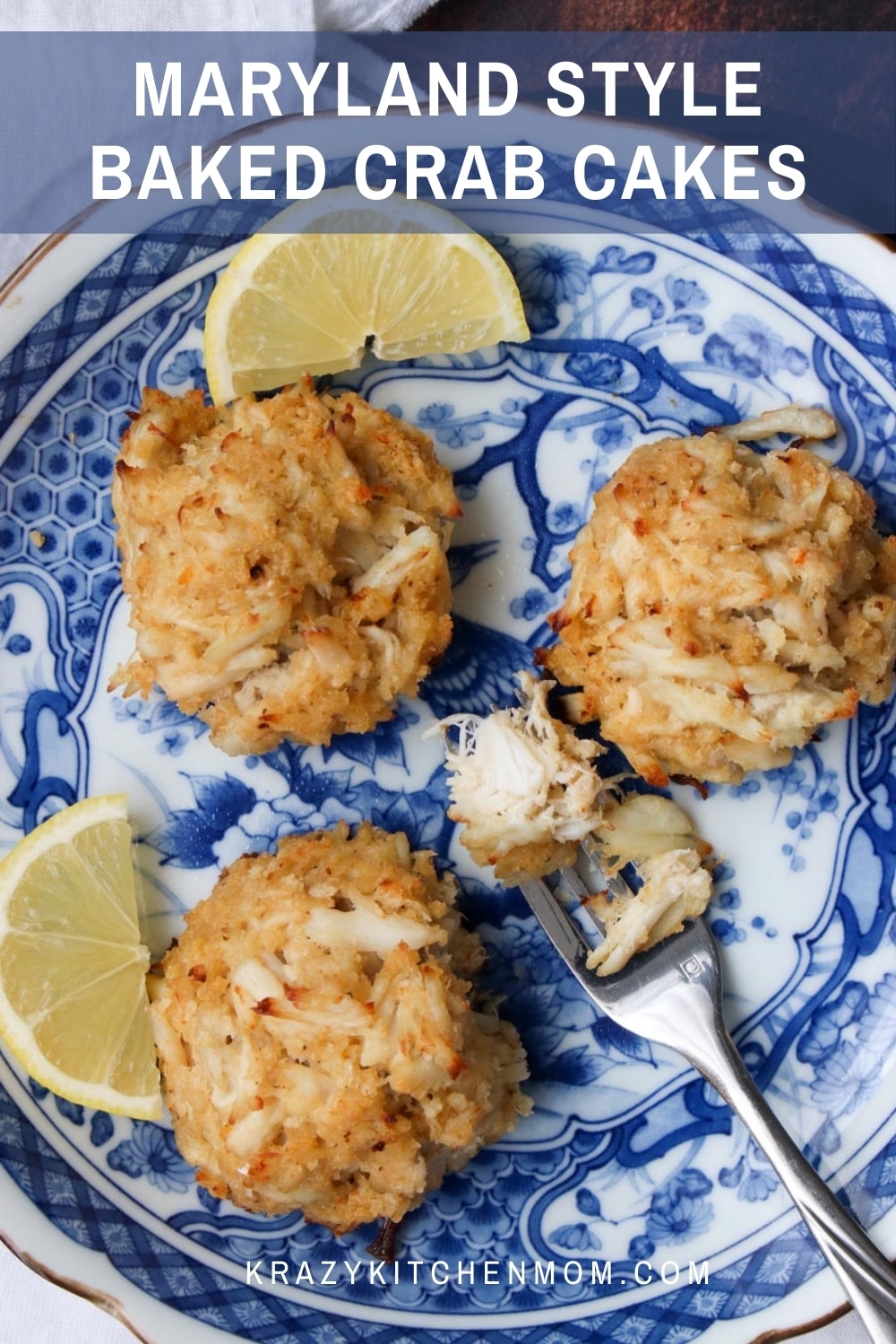 These lump-meat crab cakes are made with very little filler, letting the crab meat shine. Baked to perfection and served with a tasty remoulade. via @krazykitchenmom