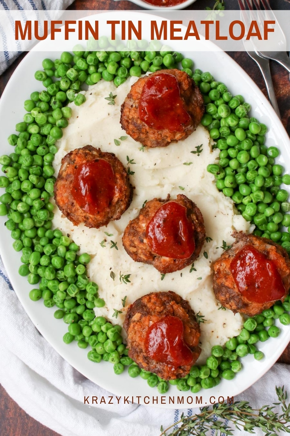 In just 30 minutes, you can prepare and bake these family-friendly muffin tin meatloaves making this an easy recipe for any weeknight dinner.  via @krazykitchenmom