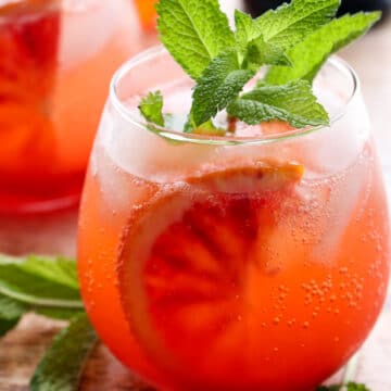 Blood Orange Aperol Spritz - Mighty Mrs