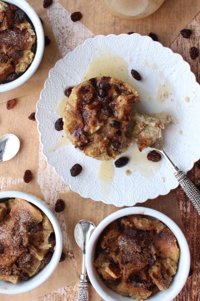 Cinnamon Raisin Bagel Bread Pudding Krazy Kitchen Mom